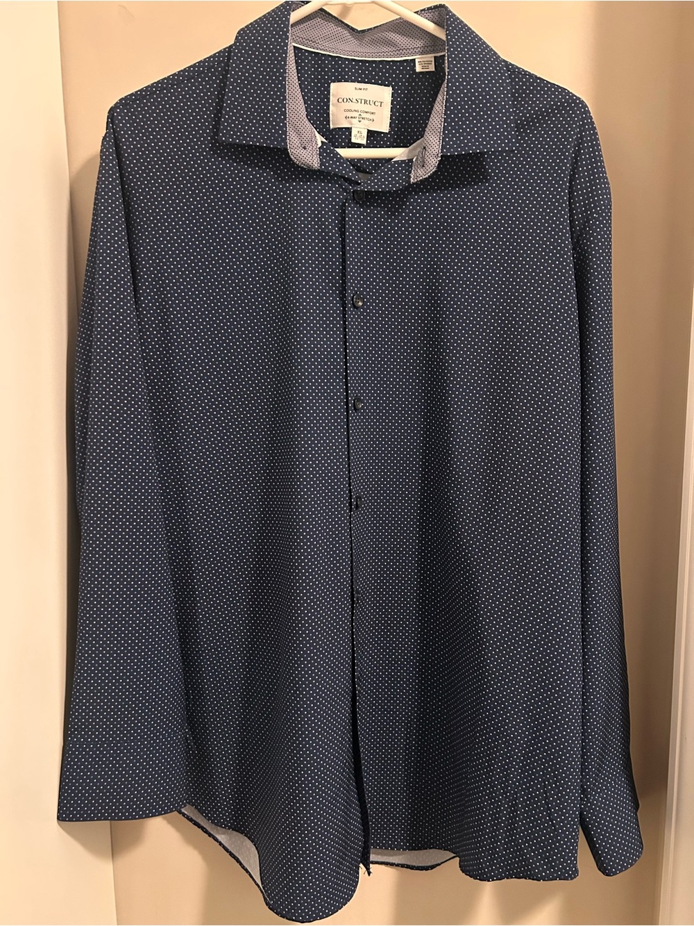 Con.struct Slim Fit Long-Sleeve Button-Down Shirt